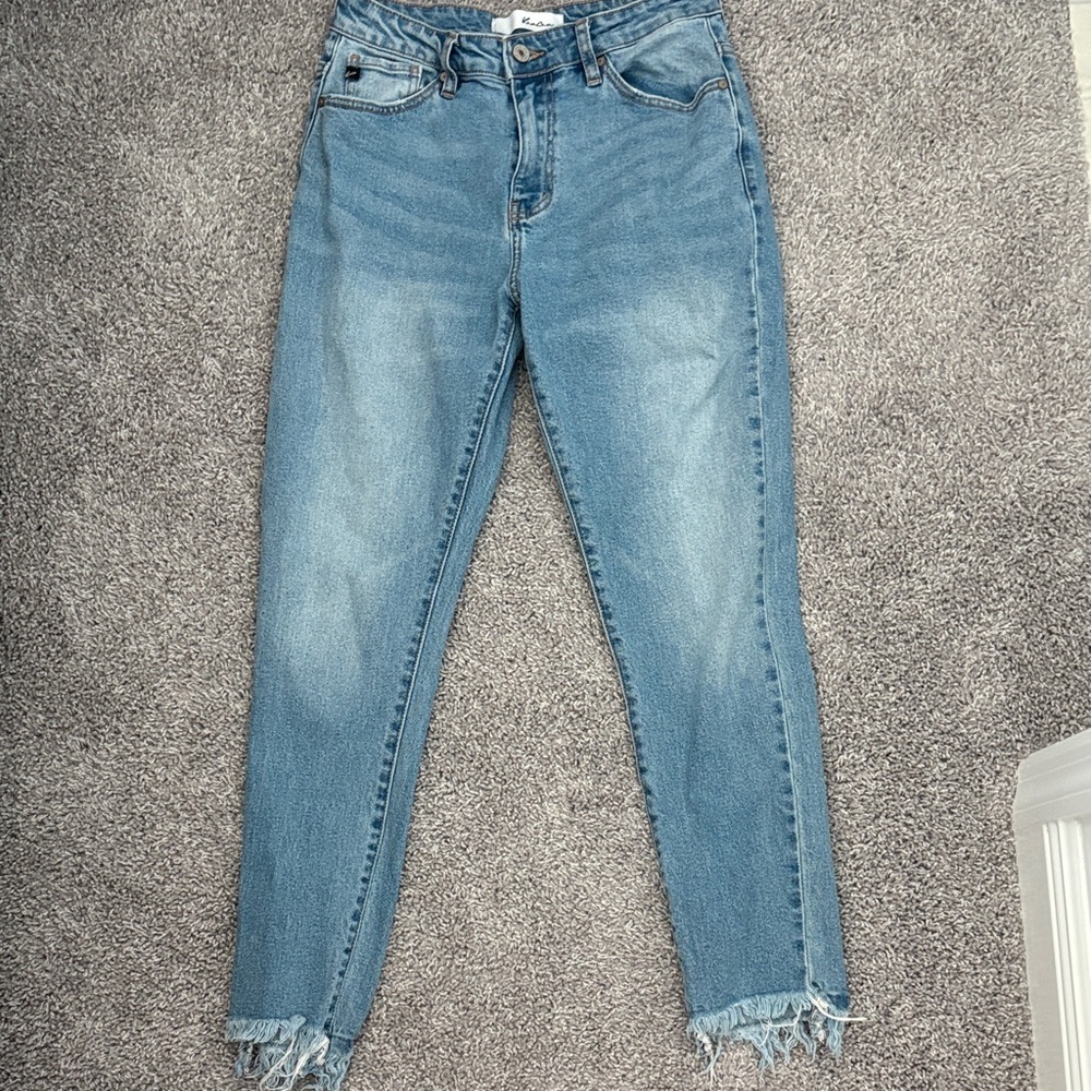 Light Wash Kancan Ankle Jeans
